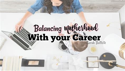 Balancing Motherhood With Your Career