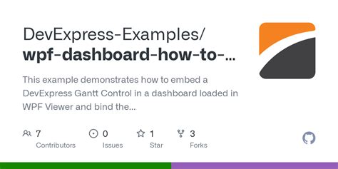 Github Devexpress Examples Wpf Dashboard How To Embed Devexpress