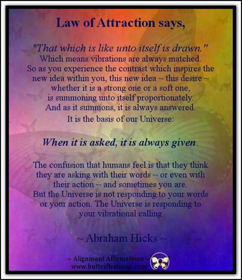 Law Of Attraction Says Abraham Hicks Quotes Ahq1110 Secret Law Of