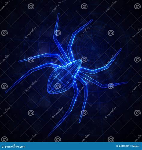Abstract Spider Stock Vector Illustration Of Future 24465969