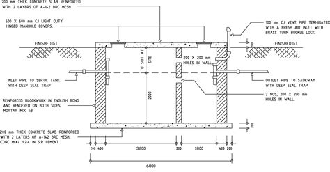 Diagram Of Septic Tank System Layout