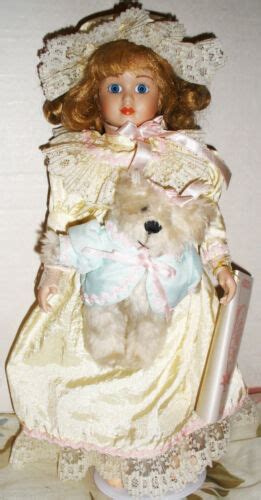 1998 12 Victorian Keleigh Porcelain Doll By Classic Creations Blonde