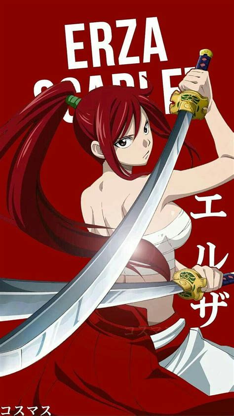 Fairytail Erza Scarlet Iphone Hd Phone Wallpaper Pxfuel