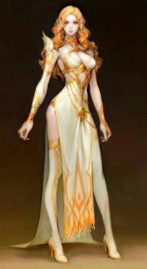 Female Elf Aristocrat Princess Pathfinder PFRPG DND D D D Fantasy Character Art Character