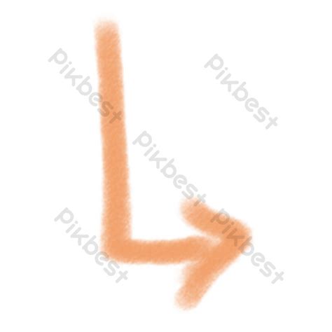 Drawing Orange Arrow Free Drawing Png Images Psd Free Download Pikbest