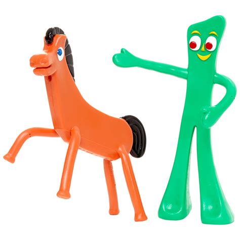 Gumby And Pokey 6 Inch Bendable Pair Wholesale