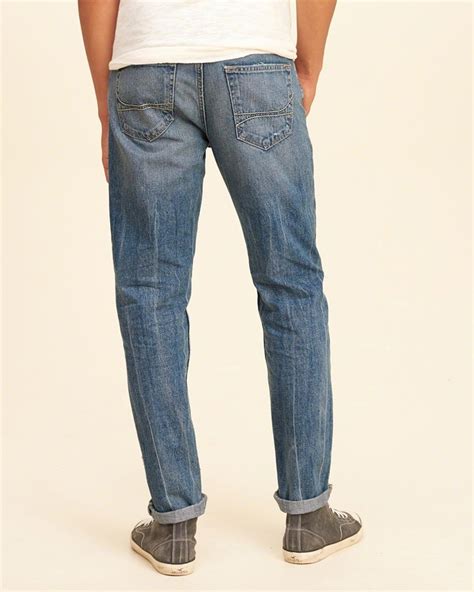 Quần Jean Nam Hollister Hco Us J12 Classic Taper Jeans