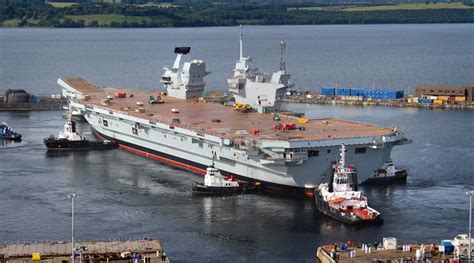 £3bn Aircraft Carrier Hms Queen Elizabeth Finally Set For Sea Trials