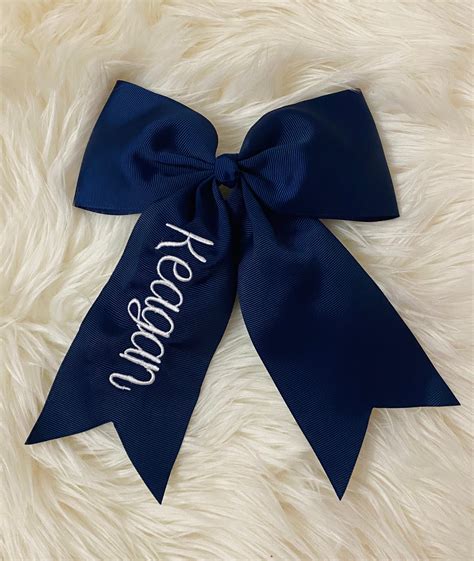 Personalized Hair Bow Hair Bow Spirit Day Bow Cheer Bow Etsy