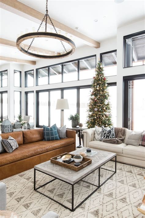 A Very Mountain Home Christmas — Studio Mcgee Farm House Living Room