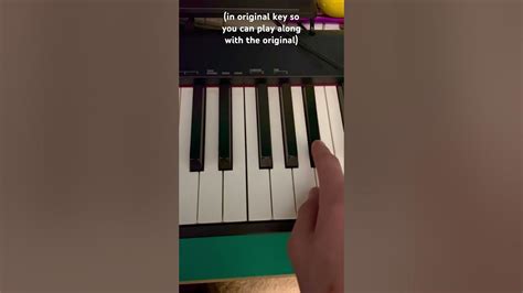 How To Play The Weezer Riff On Piano Piano Pianotutorial Easy Weezer Music Meme Youtube