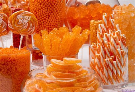 Orange Candy Buffet Orange Candy Buffet Orange Candy Wedding Candy