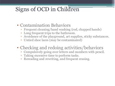 Ocd In Children