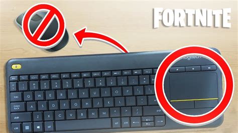 I Tried To Play Fortnite With A Trackpad And Bluetooth Keyboard Youtube
