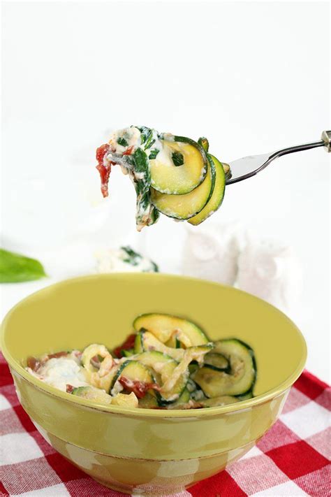 Deconstructed Manicotti Skillet With Zucchini Noodles Inspiralized
