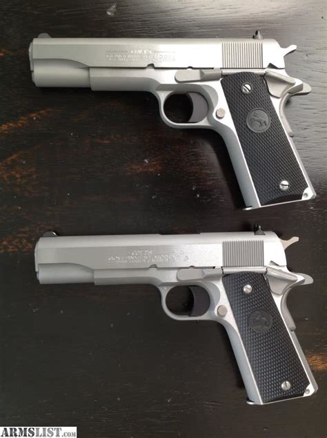 Armslist For Sale Colt 1911 Government Model 45 Acp And 9mm Stainless