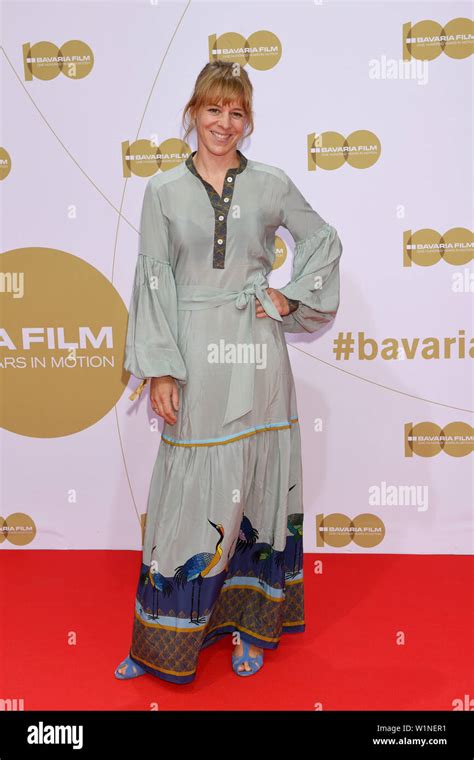July Bavaria Munich The Actress Bernadette Heerwagen Stands At The Reception Of The