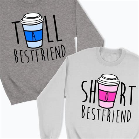 best friend shirts bff outfits besties shirts bff top tall etsy