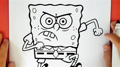 Como Dibujar A Bob Esponja Paso A Paso How To Draw