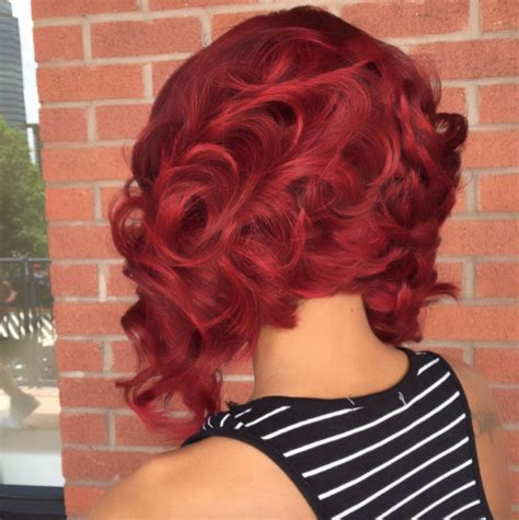 Love this red bob via @hairbychantellen - Black Hair Information