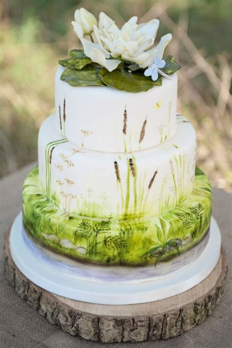 Nature Inspired Wedding Cakes Weddingelation