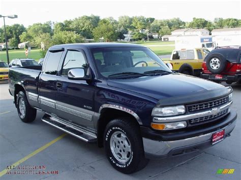 1999 Chevrolet Silverado 1500 Ls Z71 Extended Cab 4x4 In Indigo Blue