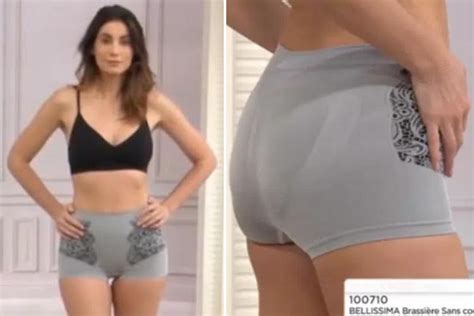 Qvc Model Flashes More Than She Means To As She Poses In Lingerie On