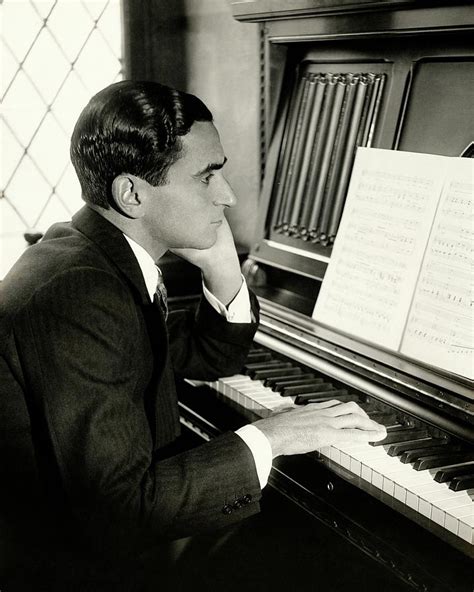 Irving Berlin At A Piano By Florence Vandamm