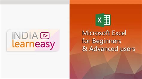 Be An Expert In Microsoft Excel From Beginner To Advanced Level Youtube