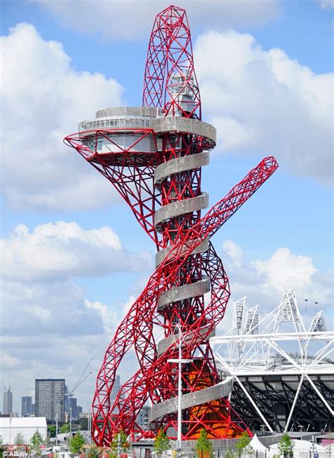 Londons Orbit Tower To Get Worlds Longest Helter Skelter Daily Mail