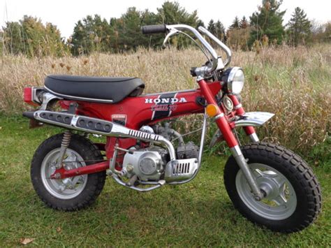 Syx moto kids dirt bike holeshot 50cc gas power mini dirt bike pit bike fully automatic transmission. Vintage Classic Motorcycle 1972 Trail 70 HONDA CT70H Dual ...