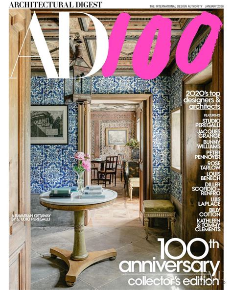 Cover Of Architectural Digest January 2020 Id54288 Magazines