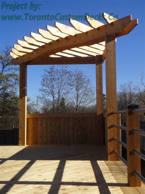 8g 6g 4g 2g 0g 00g 1/2 9/16 5/8 11/16 3/4. Pergola standing proudly at the corner of the deck. #Deck ...