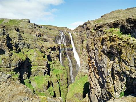 Glymur Waterfall Trail Hiking Iceland Best Hiking