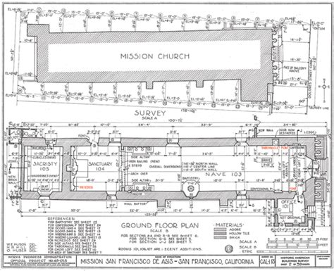 Mission Santa Clara De Asis Floor Plan