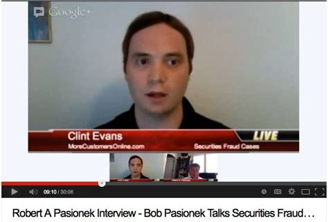 Clint Evans Interviews Securities Lawyer And Stock Market Attorney