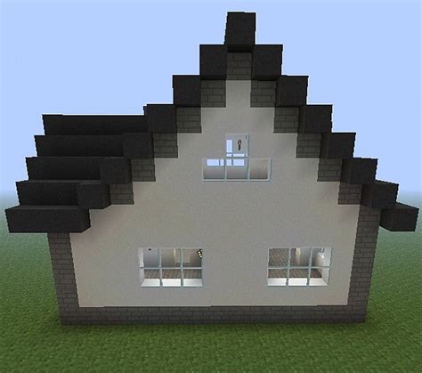 White Modern Wool House Minecraft Map