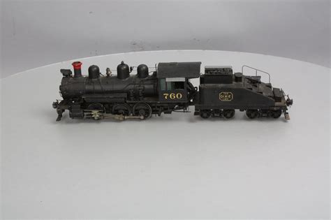 O Scale Brass Dixie Line 0 6 0 Steam Locomotive And Tender 760 2 Rail