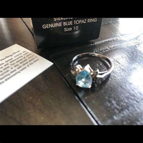 Avon Jewelry Genuine Blue Topaz Avon Sterling Silver 925 Ring Poshmark