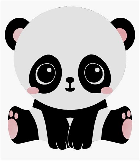 Clipart Cute Sitting Panda Royalty Free Vector Illust Vrogue Co