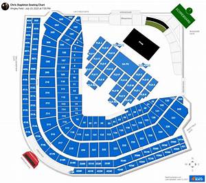 Wrigley Field Concert Seating Chart Rateyourseats Com