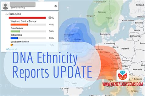 Family Tree DNA Ethnicity Report Gets an Update | Genealogy Gems