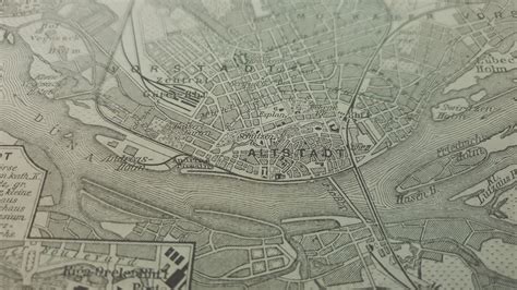 1907 Vintage Map Of Riga