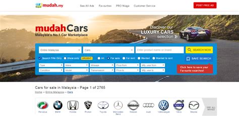 Mudah.my is tracked by us since april, 2011. 6 great sites for buying and selling used cars in Malaysia ...