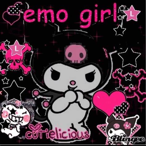 ~ B U N ゛ Emo Wallpaper Goth Wallpaper Hello Kitty Pictures