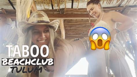 My Birthday Party In Taboo The Best Beach Club In Tulum Youtube