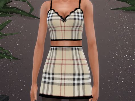 The Sims Resource Burberry Dress Ciarella