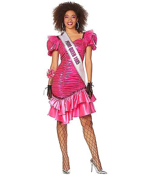 adult 80s prom queen costume spencer s