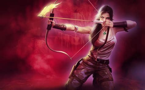 Girl With Bow And Arrows Wallpapers Wallpaper Cave