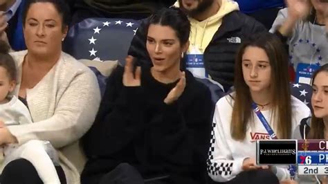 #bendall is back as @kendalljenner is. NBA 2019: Ben Simmons, Kendall Jenner at 76ers, New Orleans game